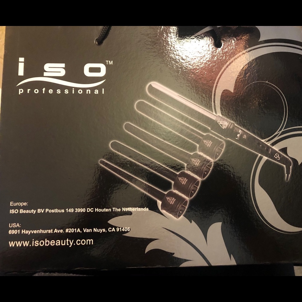 ISO Professional 5P Clipless Curler Set